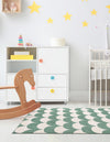 Wonder Tykes Collection Area Rug - Sparklewood Rectangle Soft Green  lifestyle 20