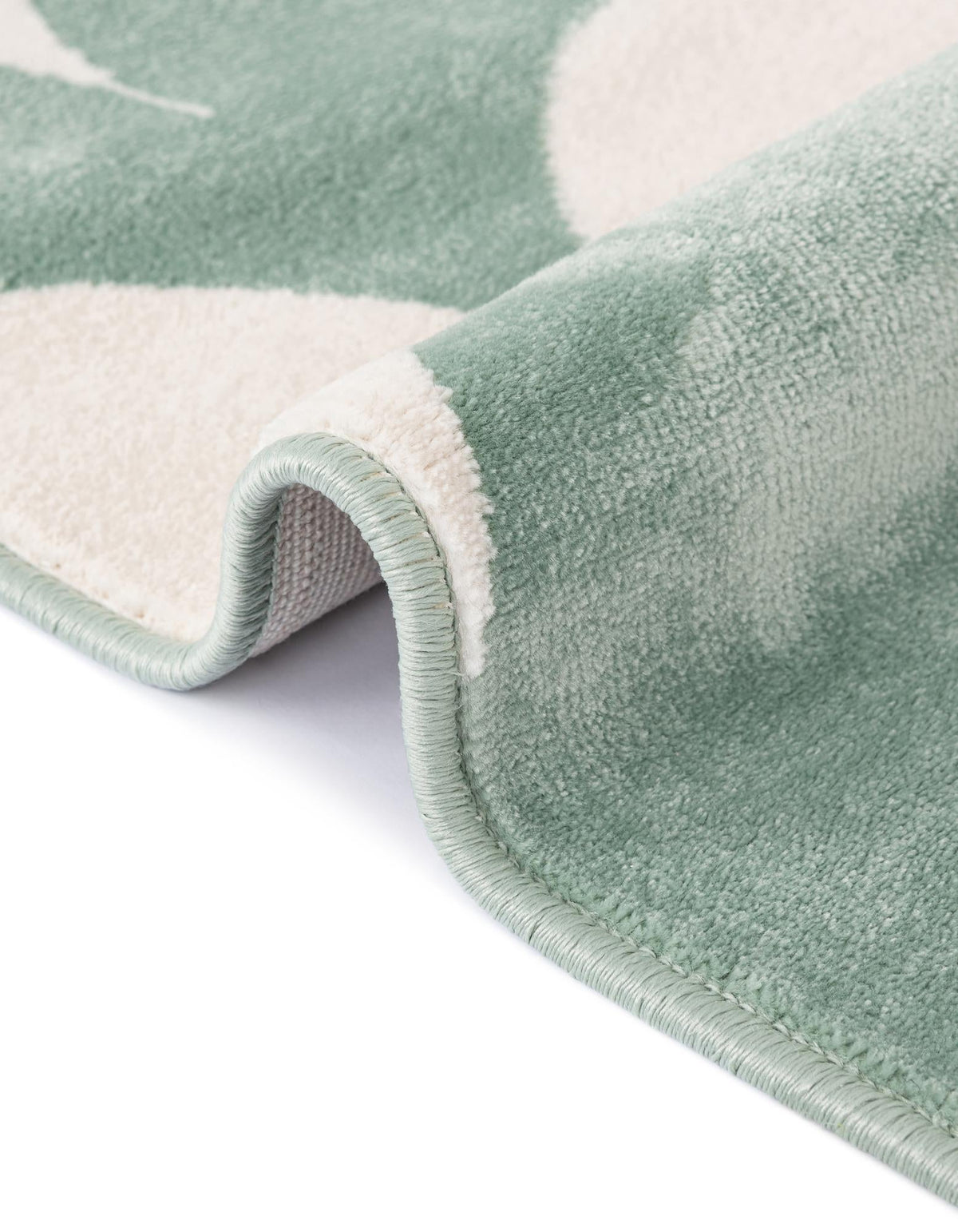 Wonder Tykes Collection Area Rug - Sparklewood Rectangle Soft Green  lifestyle 47