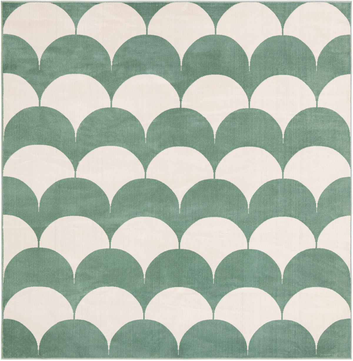Wonder Tykes Collection Area Rug - Sparklewood Square Soft Green  lifestyle 114