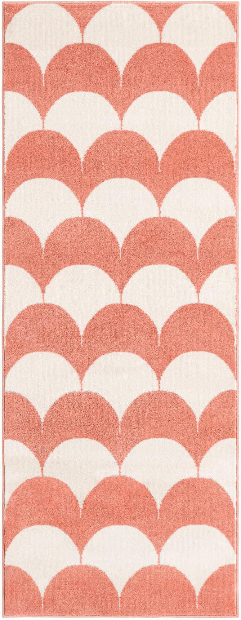Wonder Tykes Collection Area Rug - Sparklewood Runner Soft Coral Pink  lifestyle 104