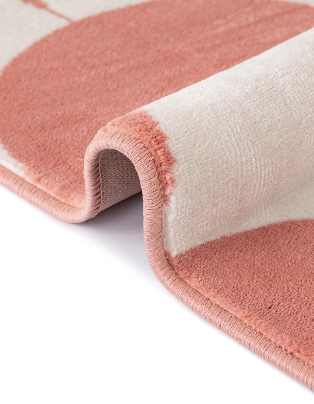 Wonder Tykes Collection Area Rug - Sparklewood Rectangle Soft Coral Pink  lifestyle 48
