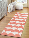 Wonder Tykes Collection Area Rug - Sparklewood Runner Soft Coral Pink  lifestyle 75
