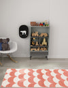 Wonder Tykes Collection Area Rug - Sparklewood Runner Soft Coral Pink  lifestyle 120