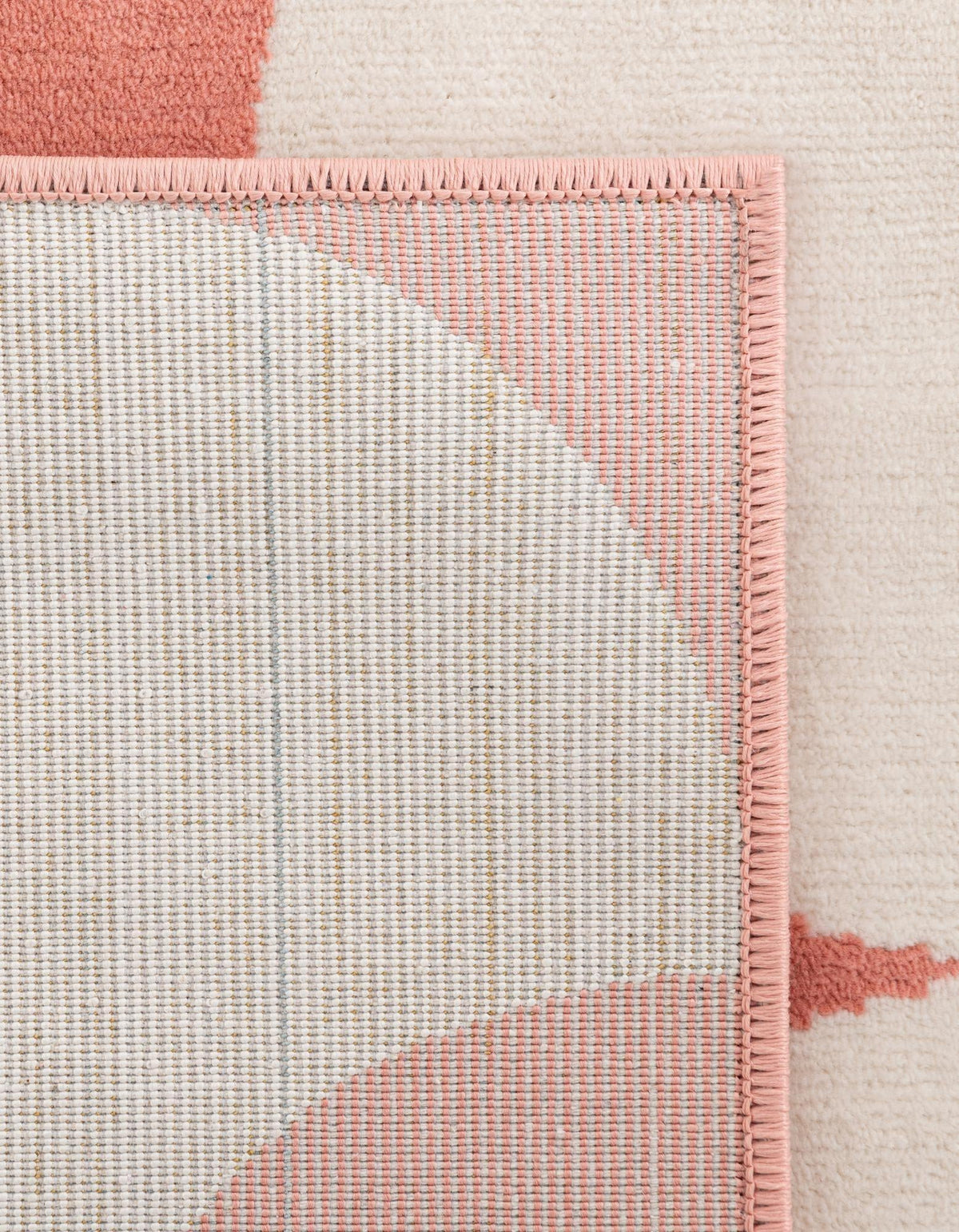 Wonder Tykes Collection Area Rug - Sparklewood Runner Soft Coral Pink  lifestyle 164