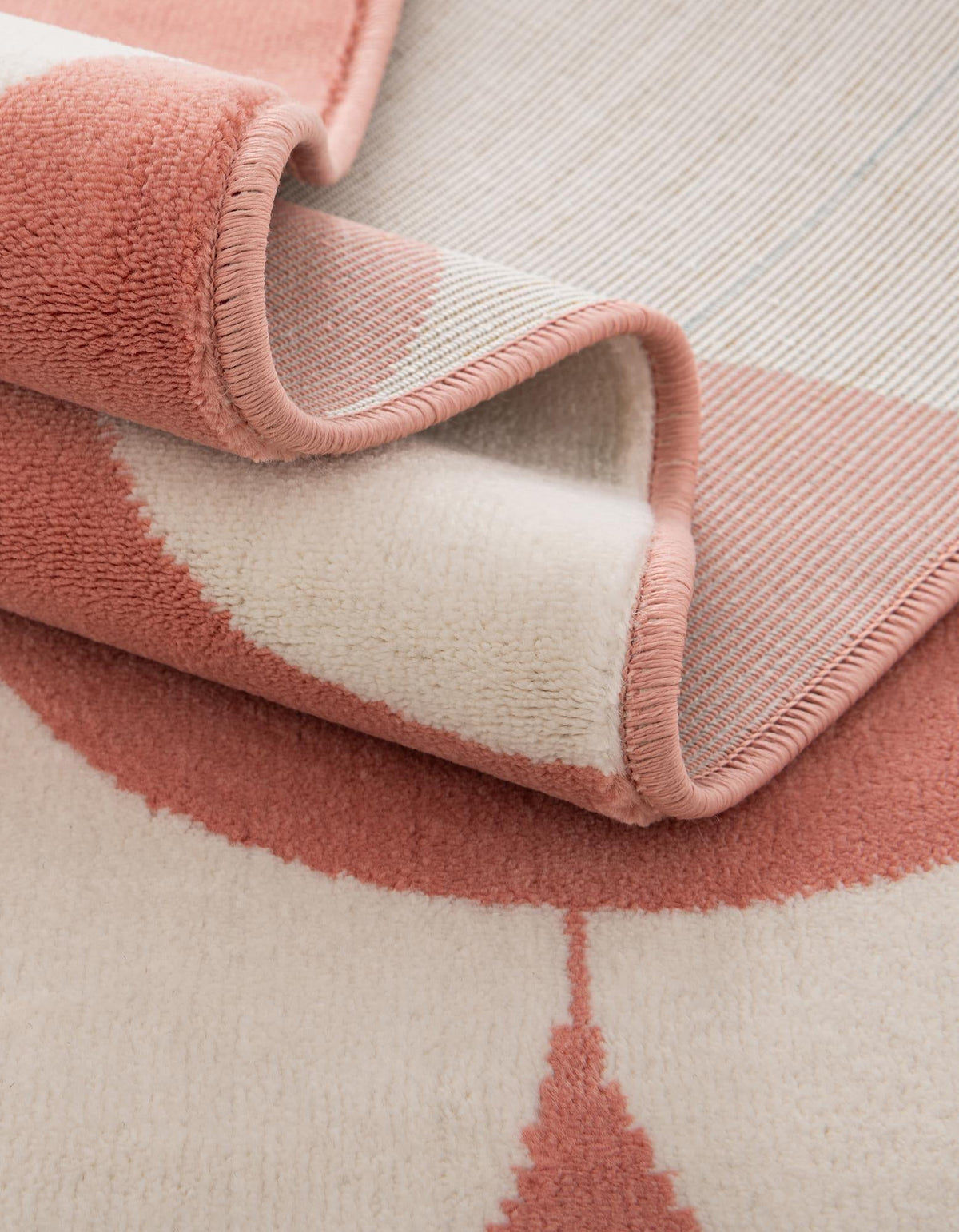Wonder Tykes Collection Area Rug - Sparklewood Runner Soft Coral Pink  lifestyle 178