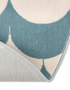 Wonder Tykes Collection Area Rug - Sparklewood Round Sky blue  lifestyle 157