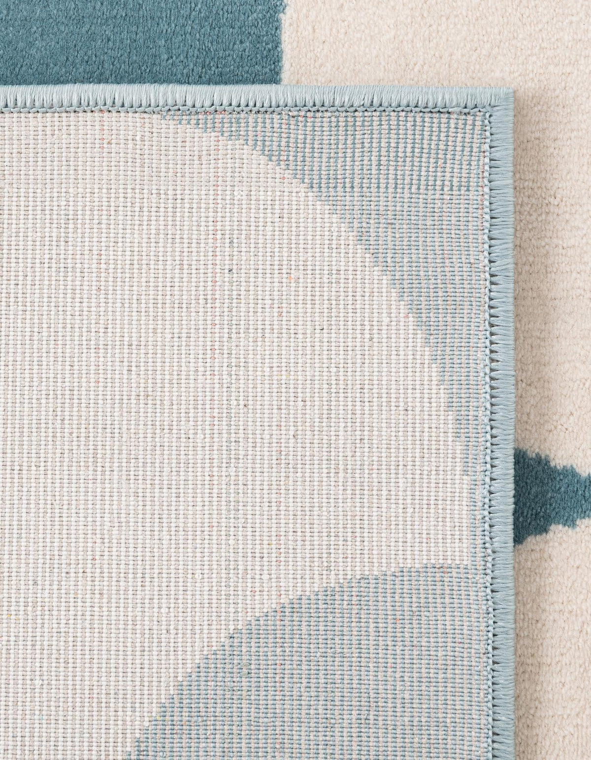 Wonder Tykes Collection Area Rug - Sparklewood Rectangle Sky blue  lifestyle 46