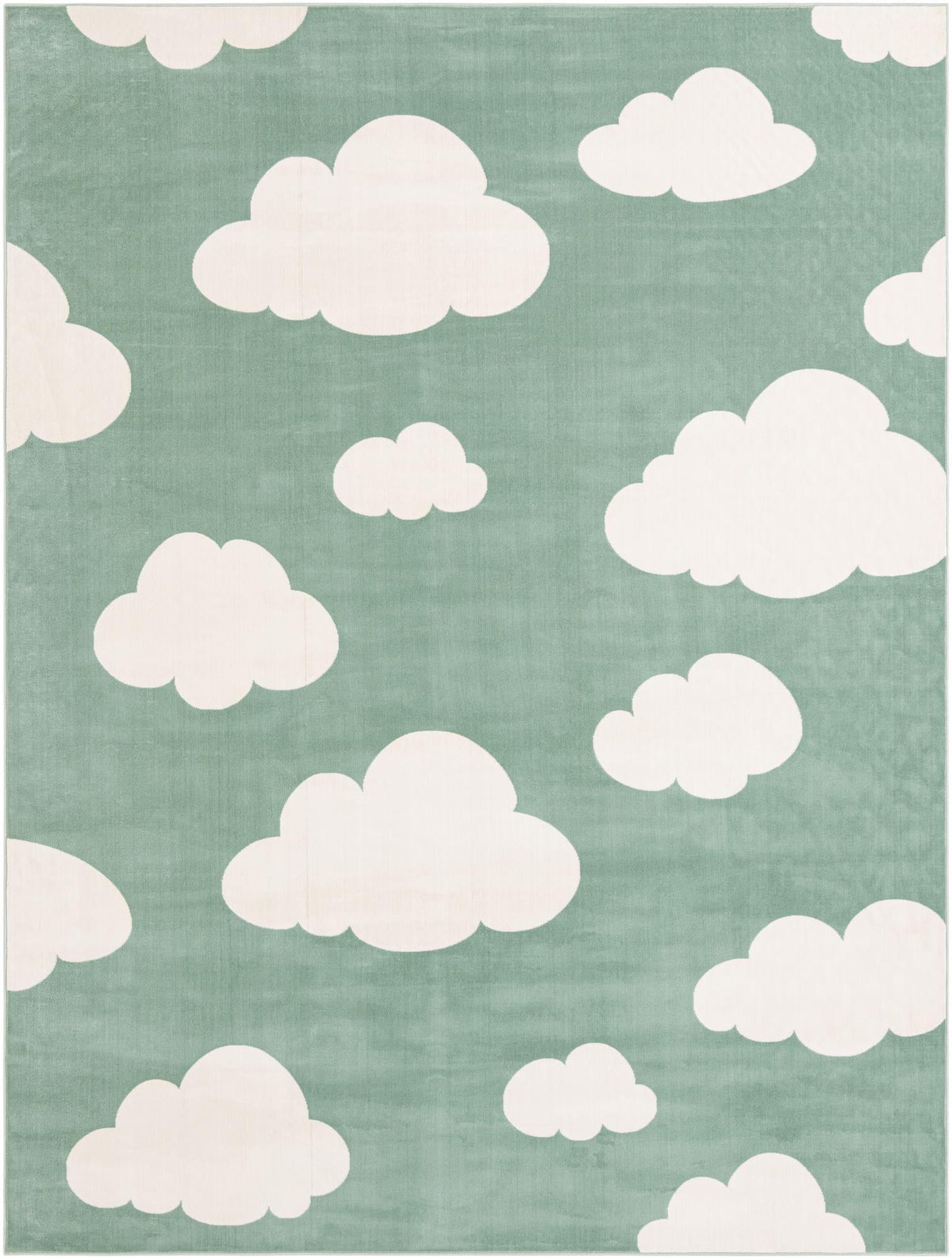 Wonder Tykes Collection Area Rug -  Dreamview Rectangle Soft Green  lifestyle 2