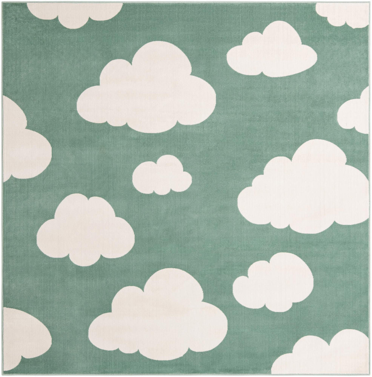 Wonder Tykes Collection Area Rug -  Dreamview Square Soft Green  lifestyle 61