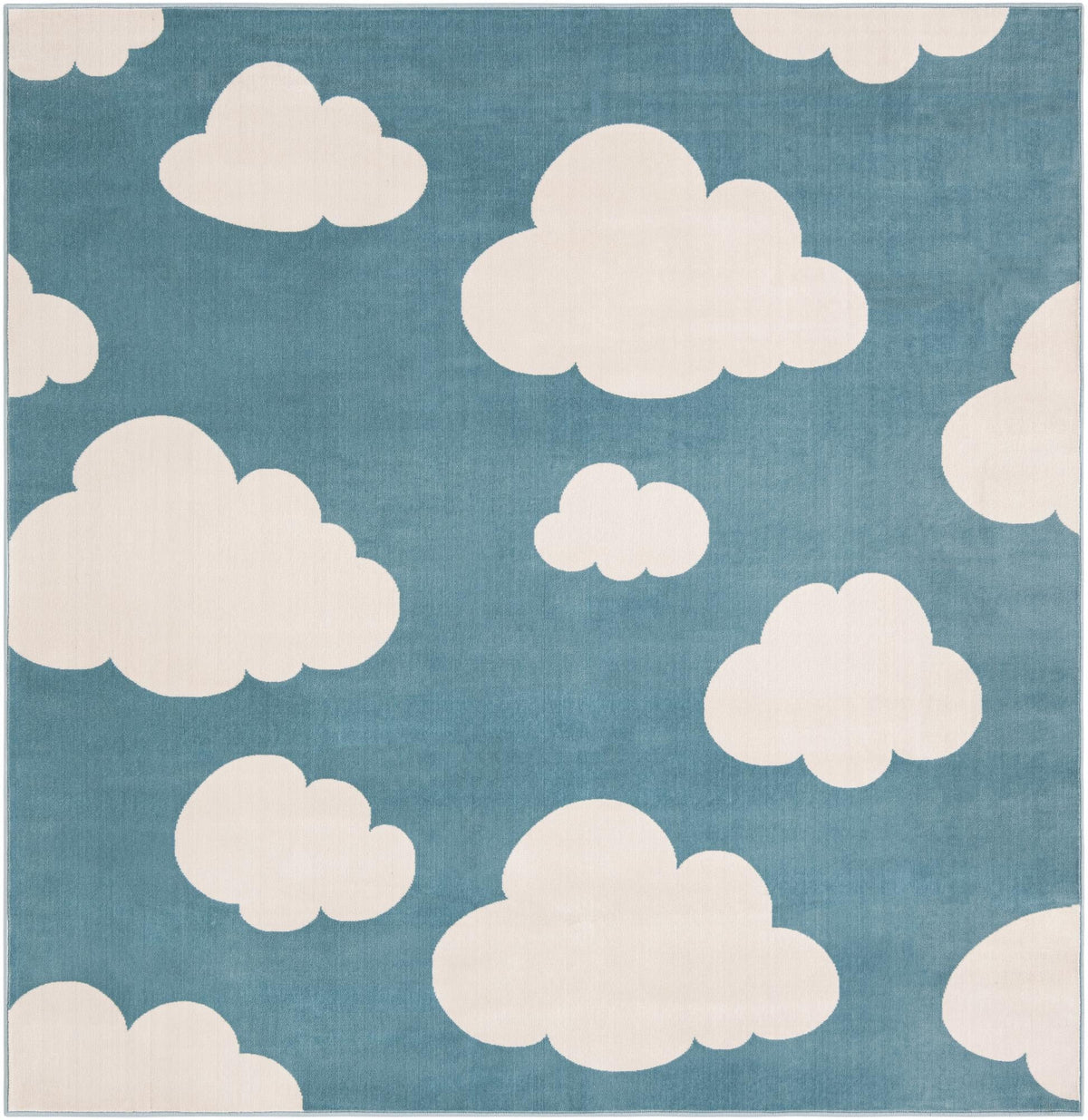 Wonder Tykes Collection Area Rug -  Dreamview Square Sky blue  lifestyle 63