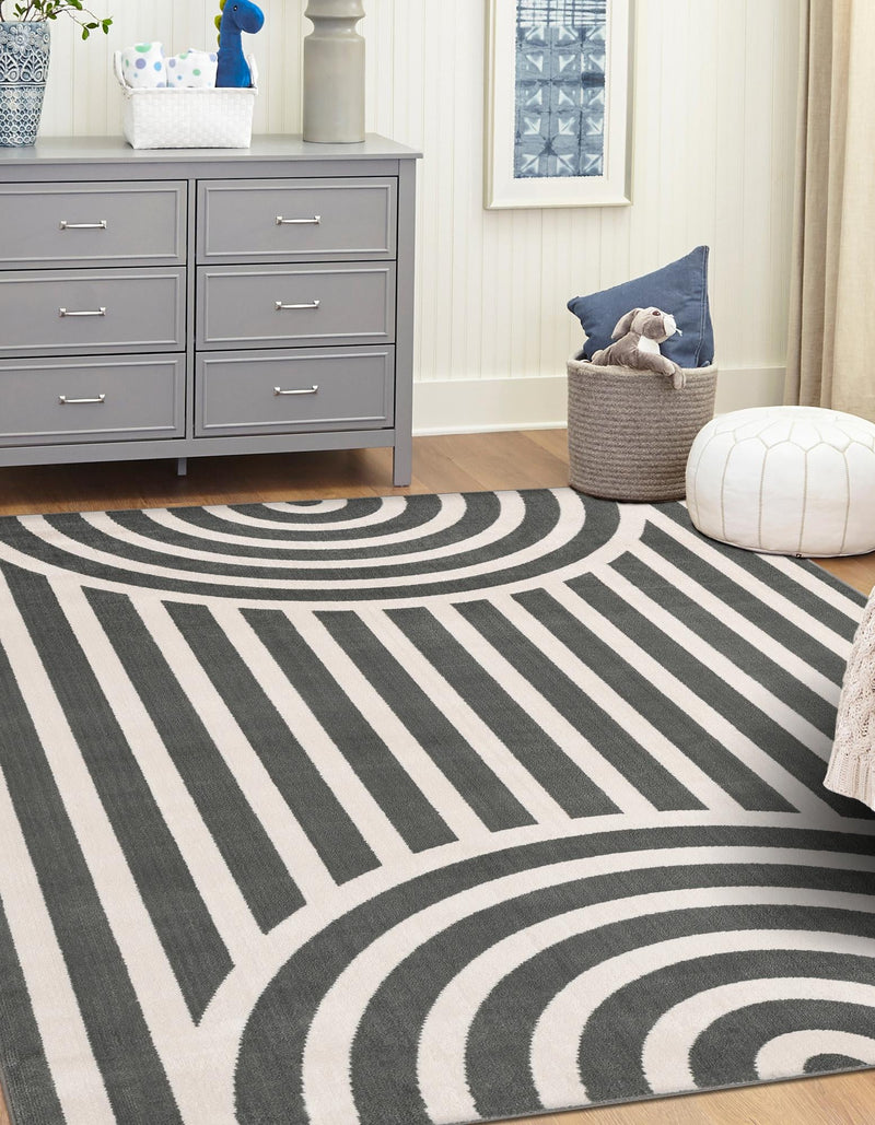 Wonder Tykes Collection Area Rug -  Joydale Rectangle Silver Gray  lifestyle 2