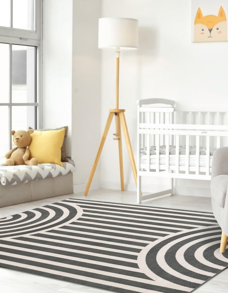 Wonder Tykes Collection Area Rug -  Joydale Rectangle Silver Gray  lifestyle 14
