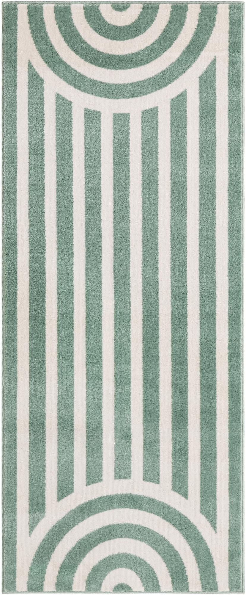 Wonder Tykes Collection Area Rug -  Joydale Runner Soft Green  lifestyle 135