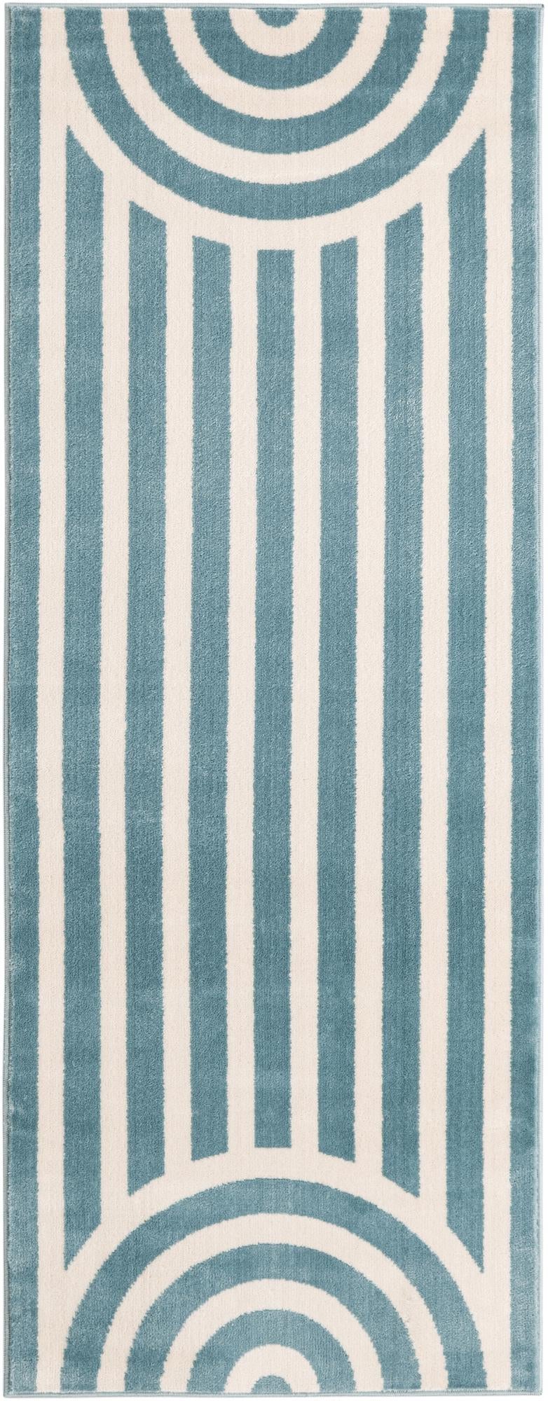 Wonder Tykes Collection Area Rug -  Joydale Runner Sky blue  lifestyle 129
