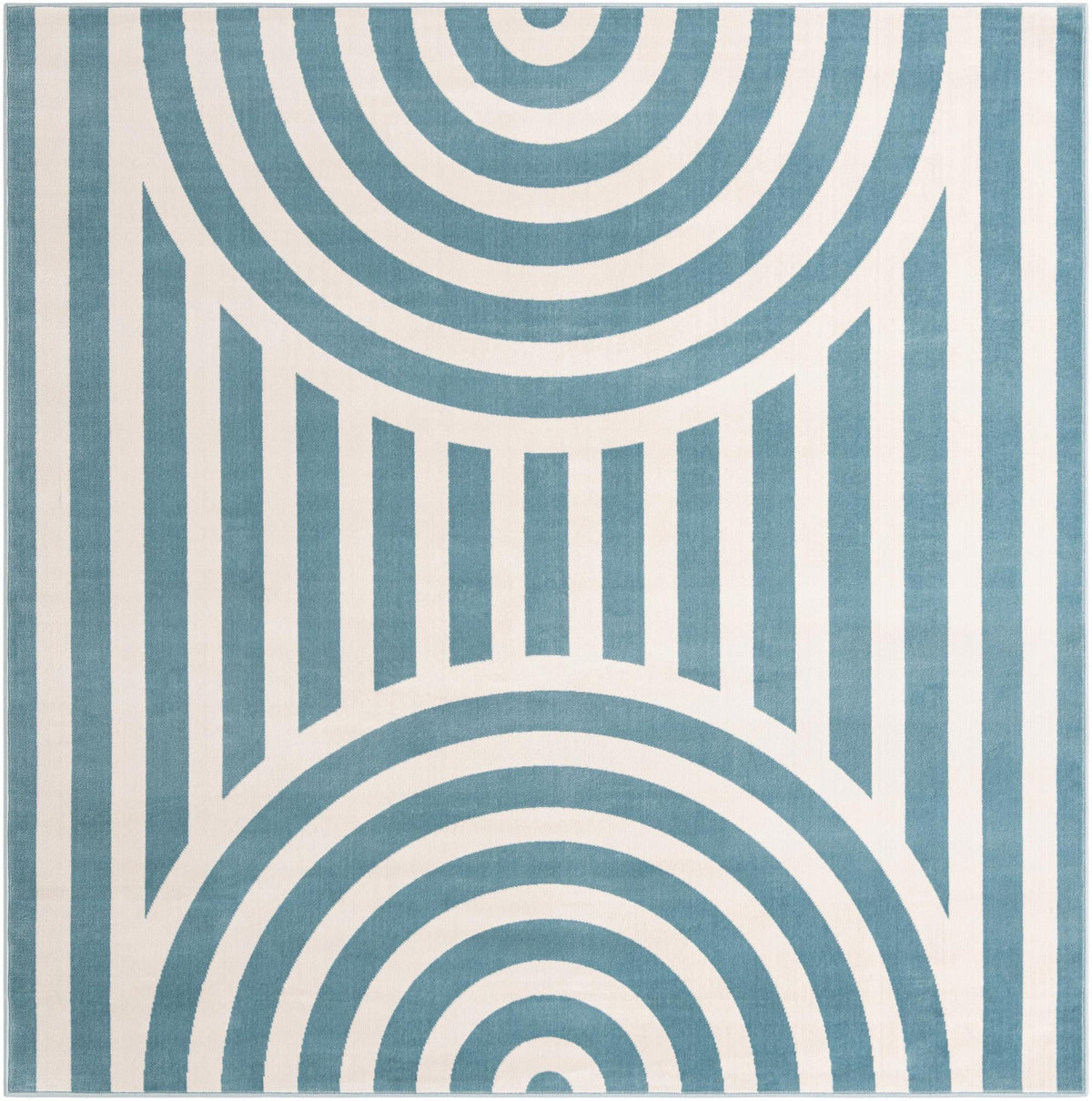 Wonder Tykes Collection Area Rug -  Joydale Square Sky blue  lifestyle 131
