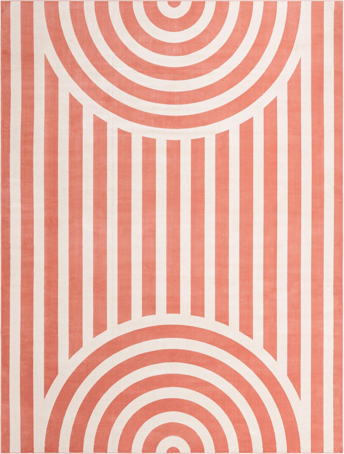 Wonder Tykes Collection Area Rug -  Joydale Rectangle Soft Coral Pink  lifestyle 2