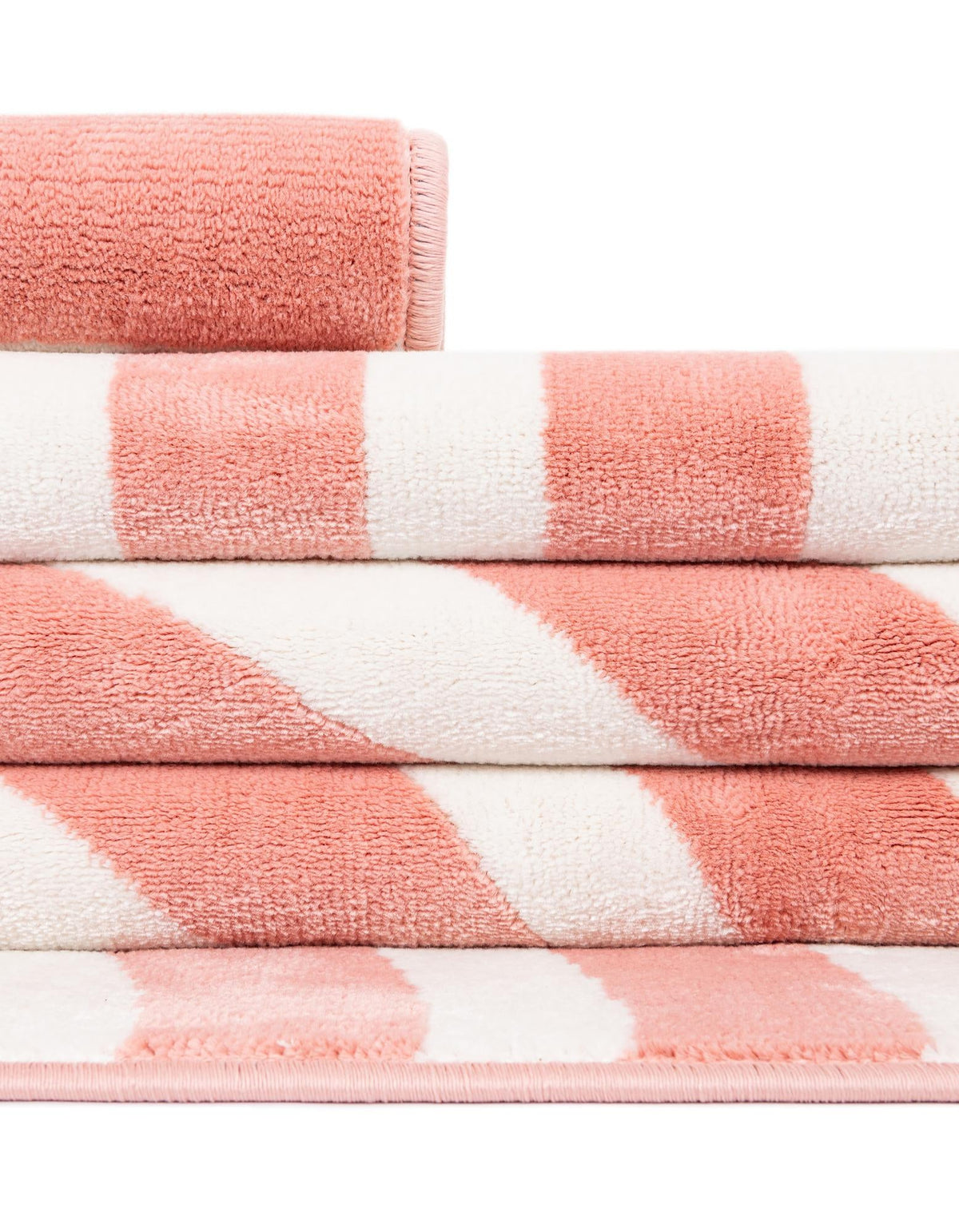 Wonder Tykes Collection Area Rug -  Joydale Rectangle Soft Coral Pink  lifestyle 80
