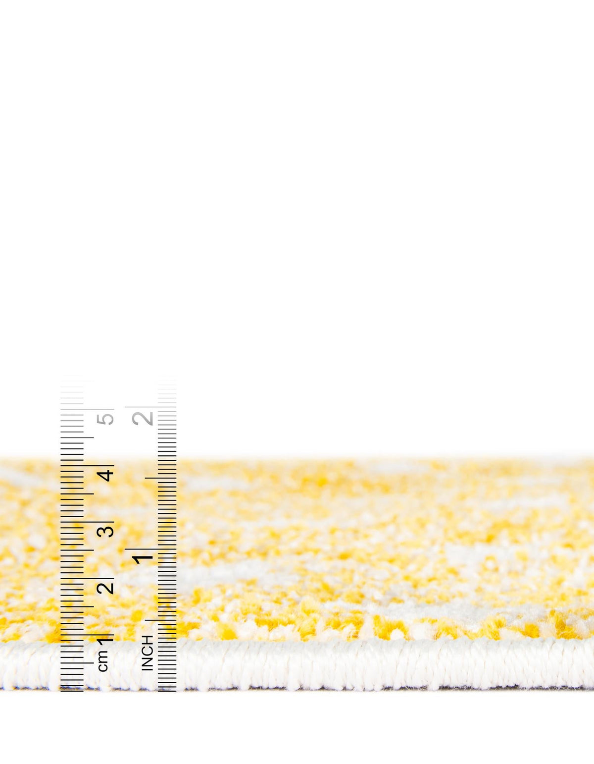 Playful Patterns Collection Area Rug -  Mosaic Round Soft Yellow  lifestyle 153