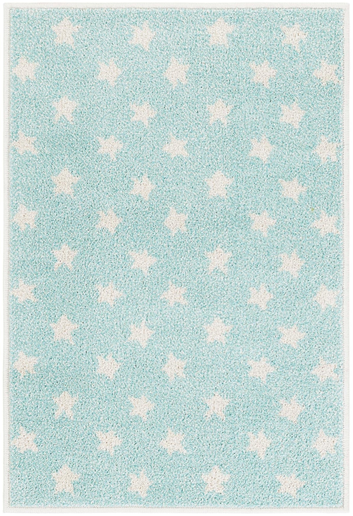 Playful Patterns Collection Area Rug -  Mosaic Rectangle Clear Blue  lifestyle 4