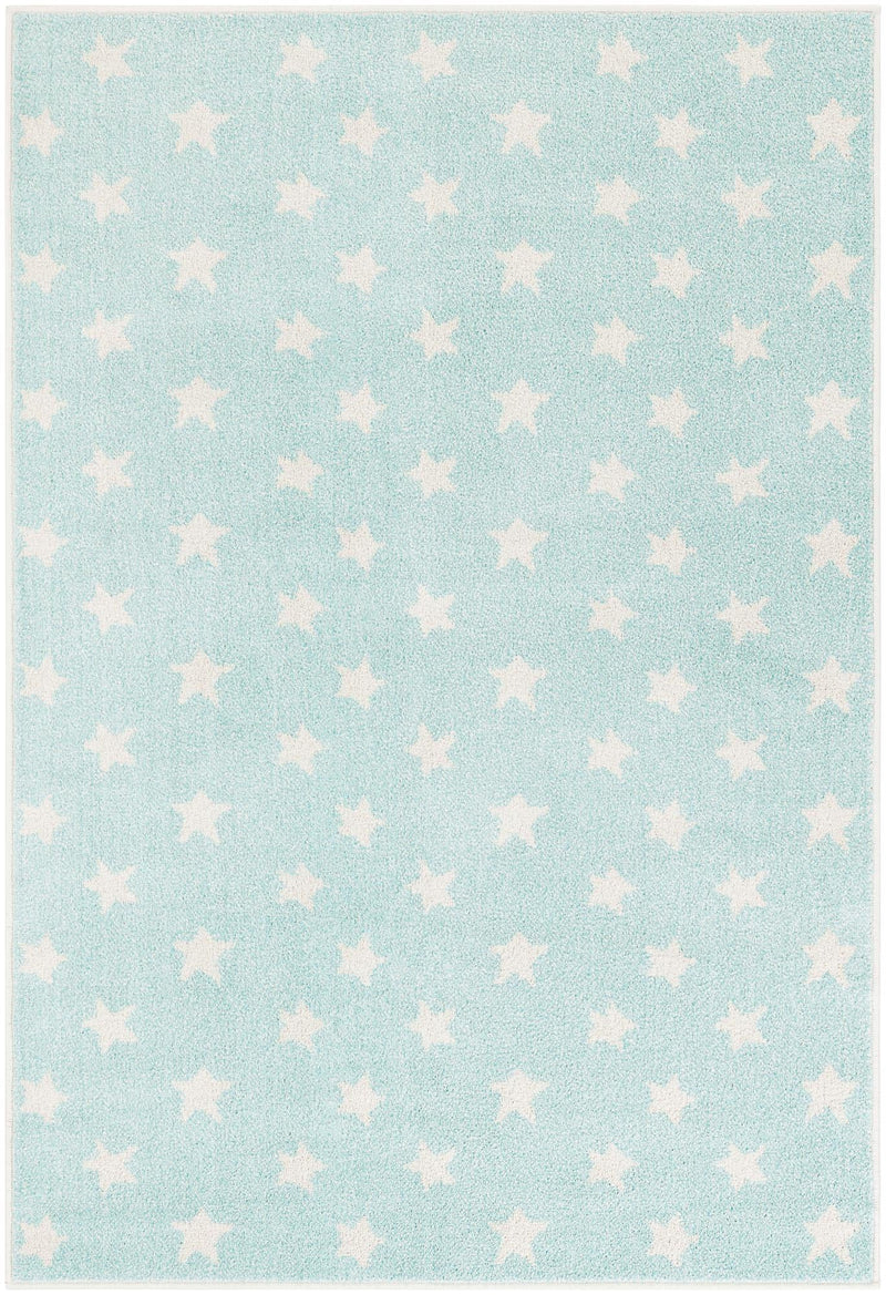 Wonder Tykes Collection Area Rug -  Mosaic Rectangle Clear Blue  lifestyle 5