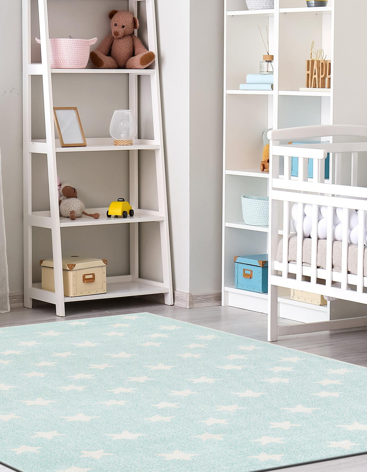 Playful Patterns Collection Area Rug -  Mosaic Rectangle Clear Blue  lifestyle 41