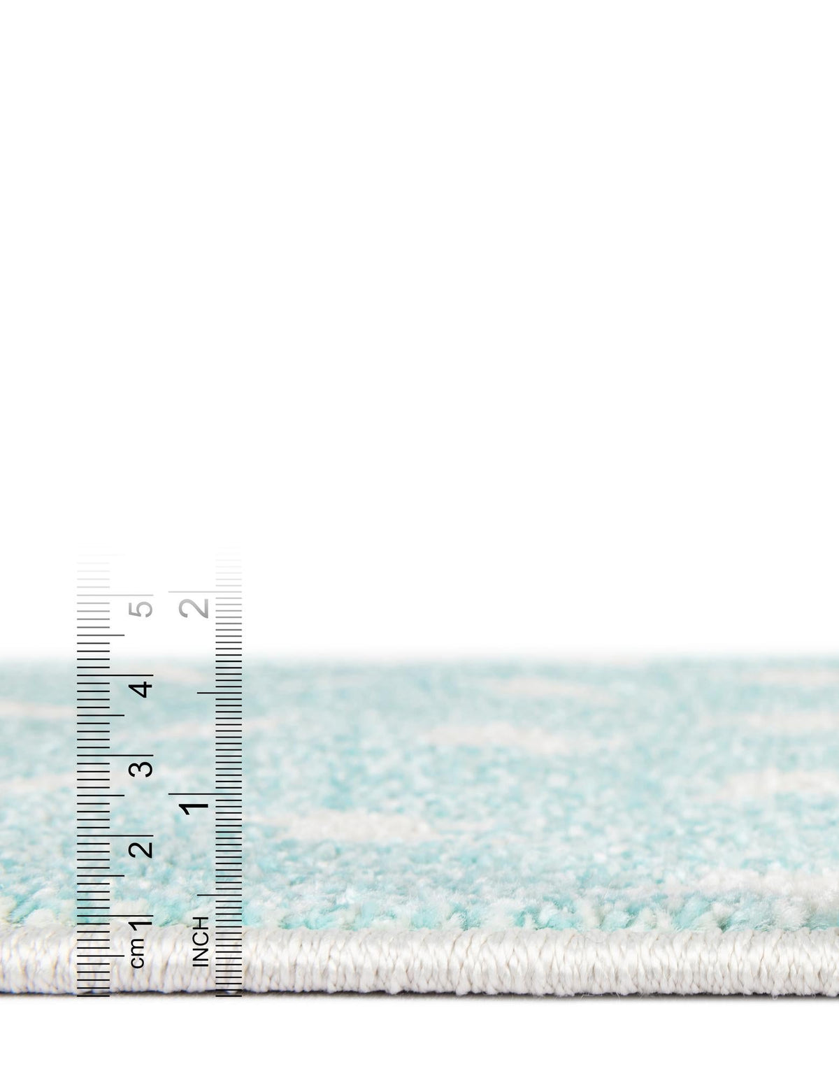 Playful Patterns Collection Area Rug -  Mosaic Round Clear Blue  lifestyle 154