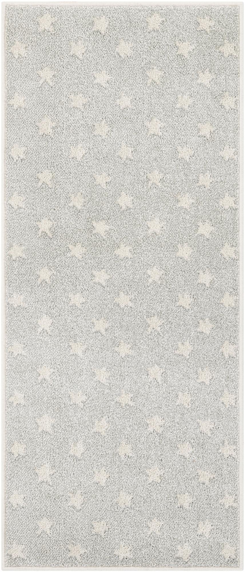 Playful Patterns Collection Area Rug -  Mosaic Runner Cloud Gray  lifestyle 46
