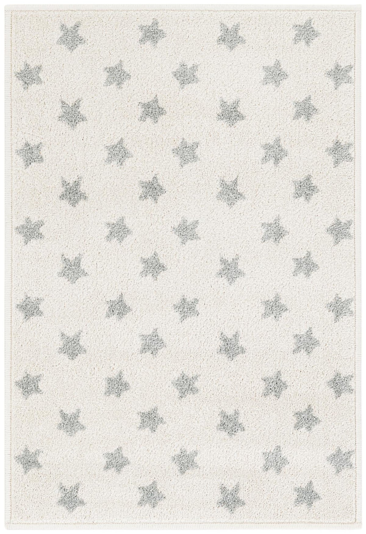 Playful Patterns Collection Area Rug -  Mosaic Rectangle Daisy White Main