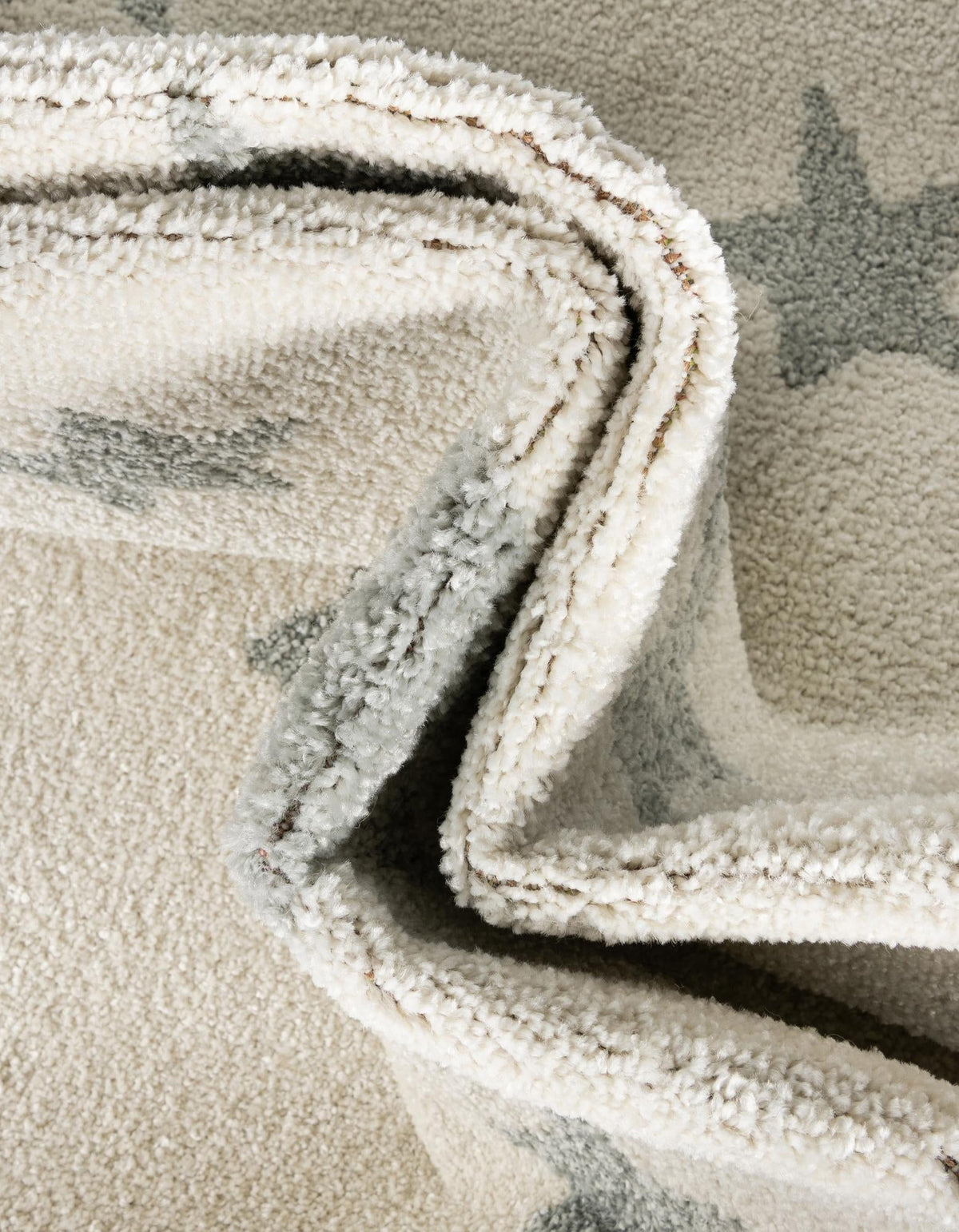 Playful Patterns Collection Area Rug -  Mosaic Rectangle Daisy White  lifestyle 29