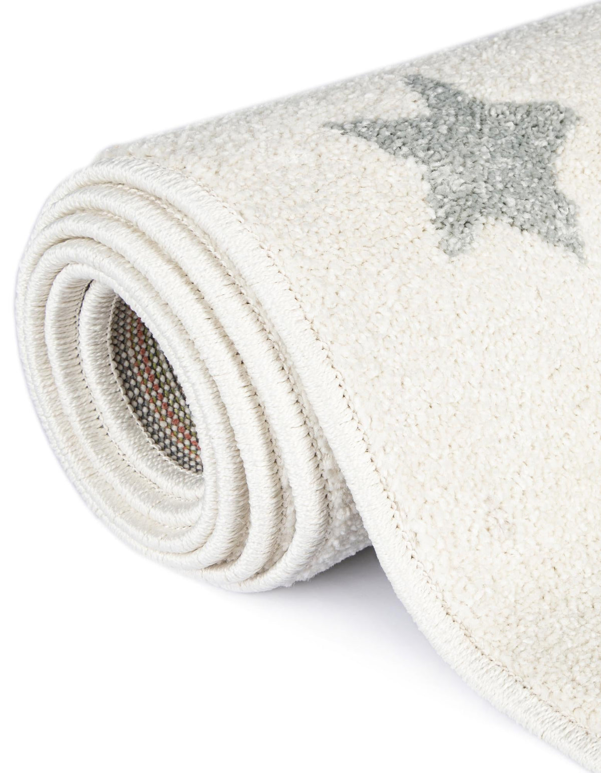 Playful Patterns Collection Area Rug -  Mosaic Rectangle Daisy White  lifestyle 37