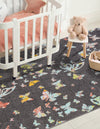 Playful Patterns Collection Area Rug -  Carnival Rectangle Charcoal Gray  lifestyle 2