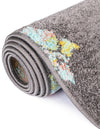 Playful Patterns Collection Area Rug -  Carnival Rectangle Charcoal Gray  lifestyle 19