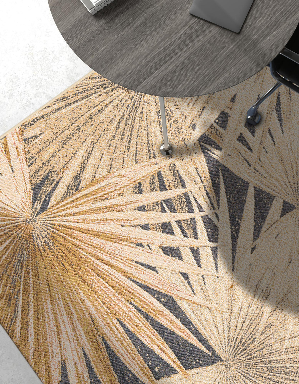 Seaside Blooms Collection Area Rug -  Avalon Rectangle Multi  lifestyle 8