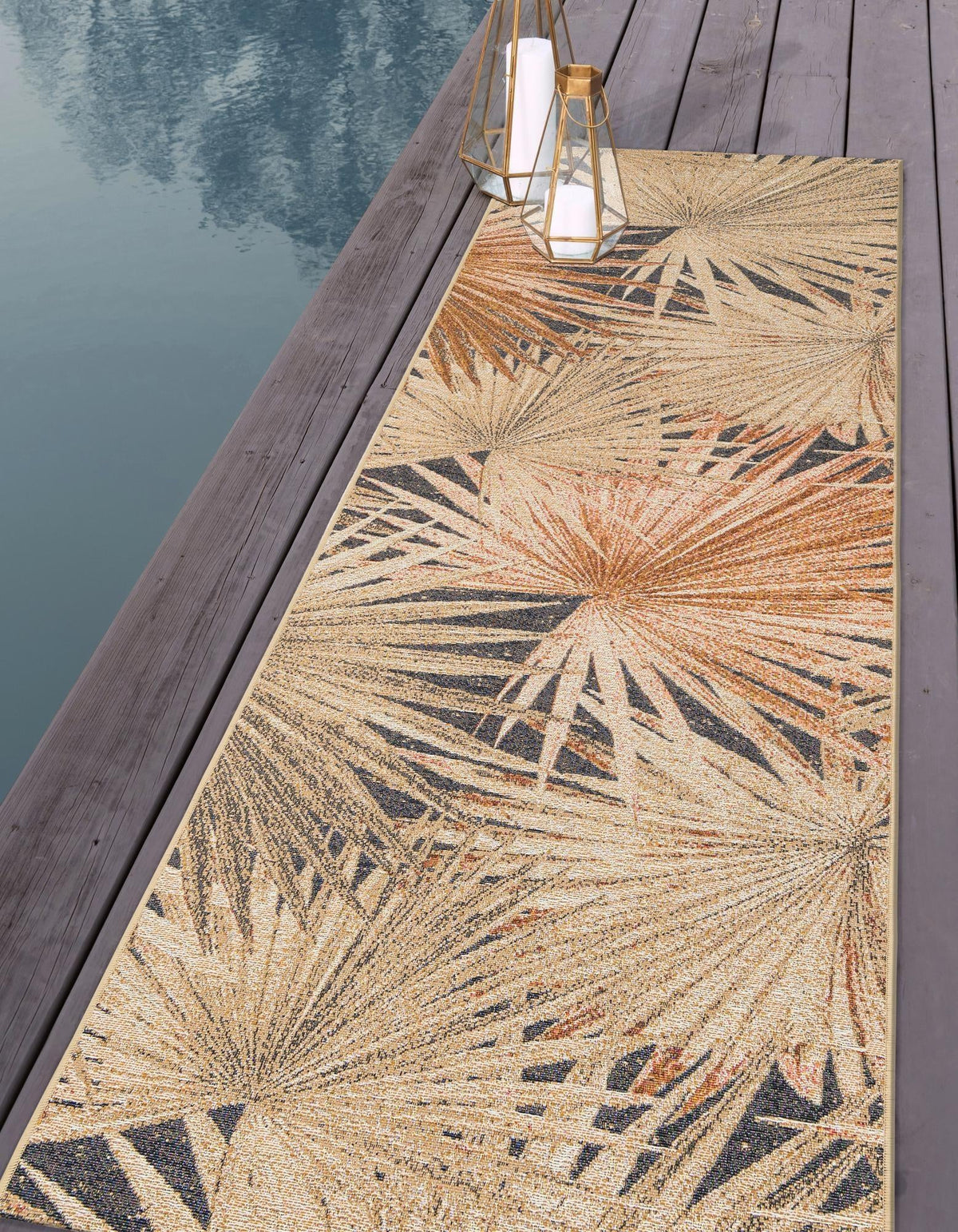 Seaside Blooms Collection Area Rug -  Avalon Runner Multi  lifestyle 44