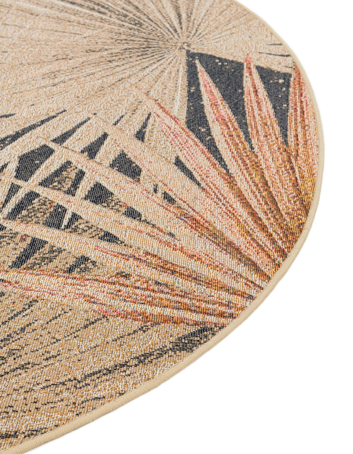 Seaside Blooms Collection Area Rug -  Avalon Round Multi  lifestyle 44
