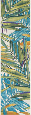 Seaside Blooms Collection Area Rug -  Arcadia Runner Multi  lifestyle 62
