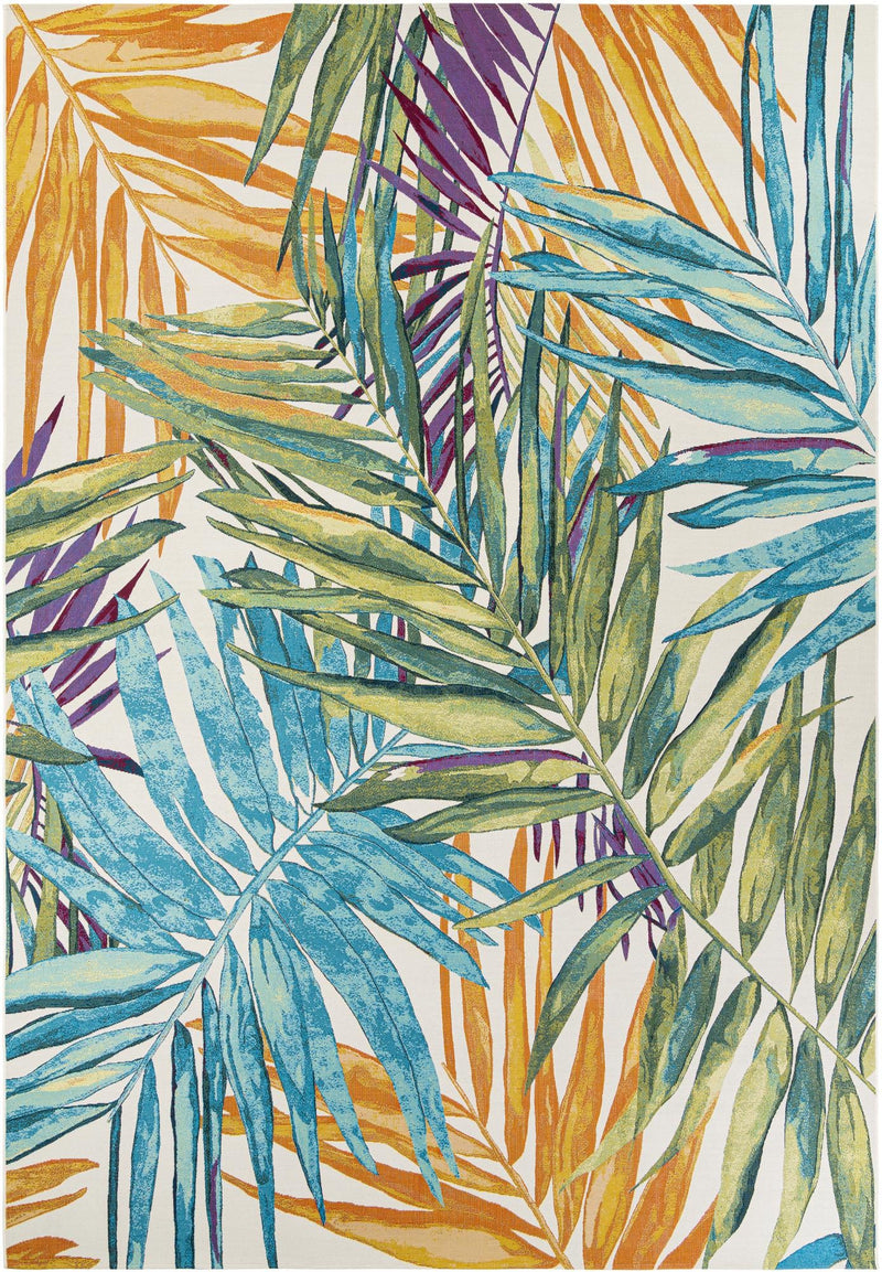 Seaside Blooms Collection Area Rug -  Arcadia Rectangle Multi Main