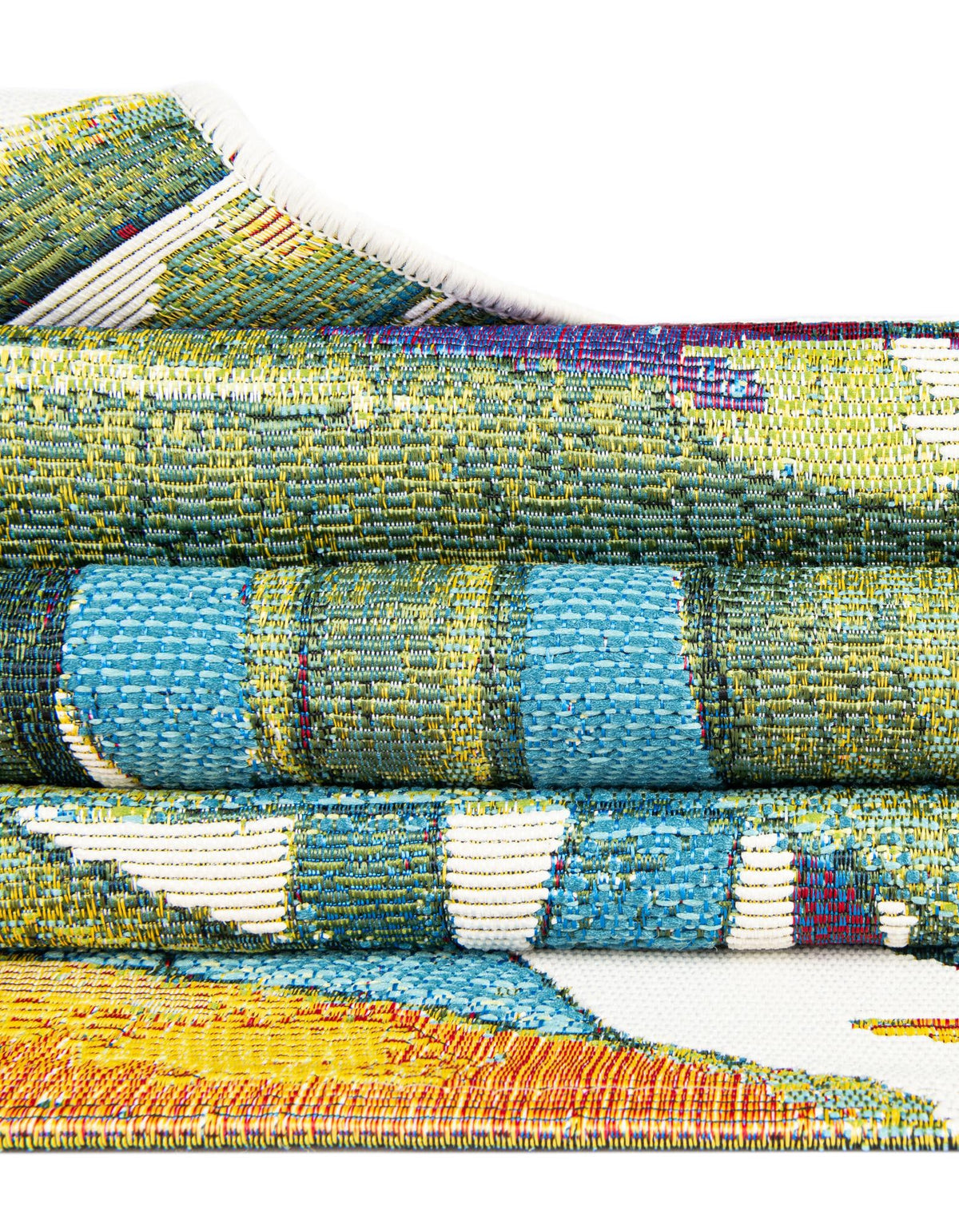 Seaside Blooms Collection Area Rug -  Arcadia Round Multi  lifestyle 53