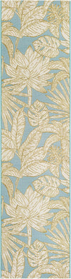 Seaside Blooms Collection Area Rug -  Shalimar Runner Soft Blue  lifestyle 42
