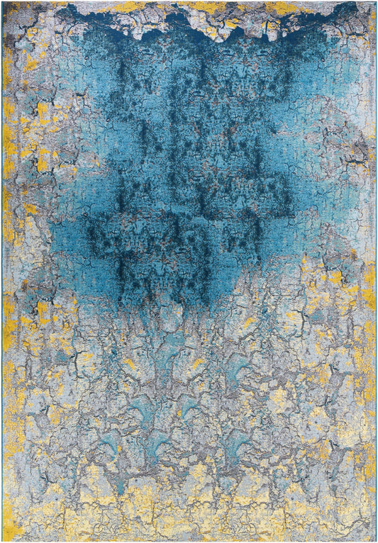 Urban Terrace Collection Area Rug -  Lanai Rectangle Gradient Blue Main
