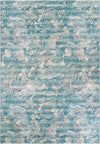 Urban Terrace Collection Area Rug -  Gazebo Rectangle Aqua Blue Main