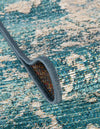 Urban Terrace Collection Area Rug -  Gazebo Rectangle Aqua Blue  lifestyle 13