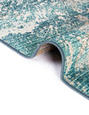 Urban Terrace Collection Area Rug -  Gazebo Rectangle Aqua Blue  lifestyle 17
