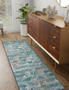 Urban Terrace Collection Area Rug -  Gazebo Runner Aqua Blue  lifestyle 35