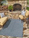 Urban Terrace Collection Area Rug -  Astoria (Blue) Rectangle Blue  lifestyle 6