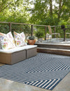Urban Terrace Collection Area Rug -  Astoria (Blue) Rectangle Blue  lifestyle 9