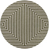 Urban Terrace Collection Area Rug -  Astoria (Green) Round Green Main