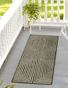 Urban Terrace Collection Area Rug -  Astoria (Green) Runner Green  lifestyle 0