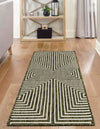 Urban Terrace Collection Area Rug -  Astoria (Green) Runner Green  lifestyle 2