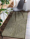 Urban Terrace Collection Area Rug -  Astoria (Green) Runner Green  lifestyle 4